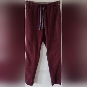 Mediclo Women's Scrubs Pants Maroon‎ Size Extra Small
